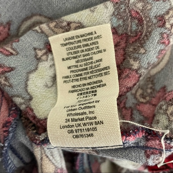 Free People Long Sleeve Floral Peplum Tunic Top - Picture 7 of 7